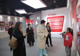 中国少年儿童文化艺术基金会阚丽君理事长一行走进周恩来红军小学考察调研
